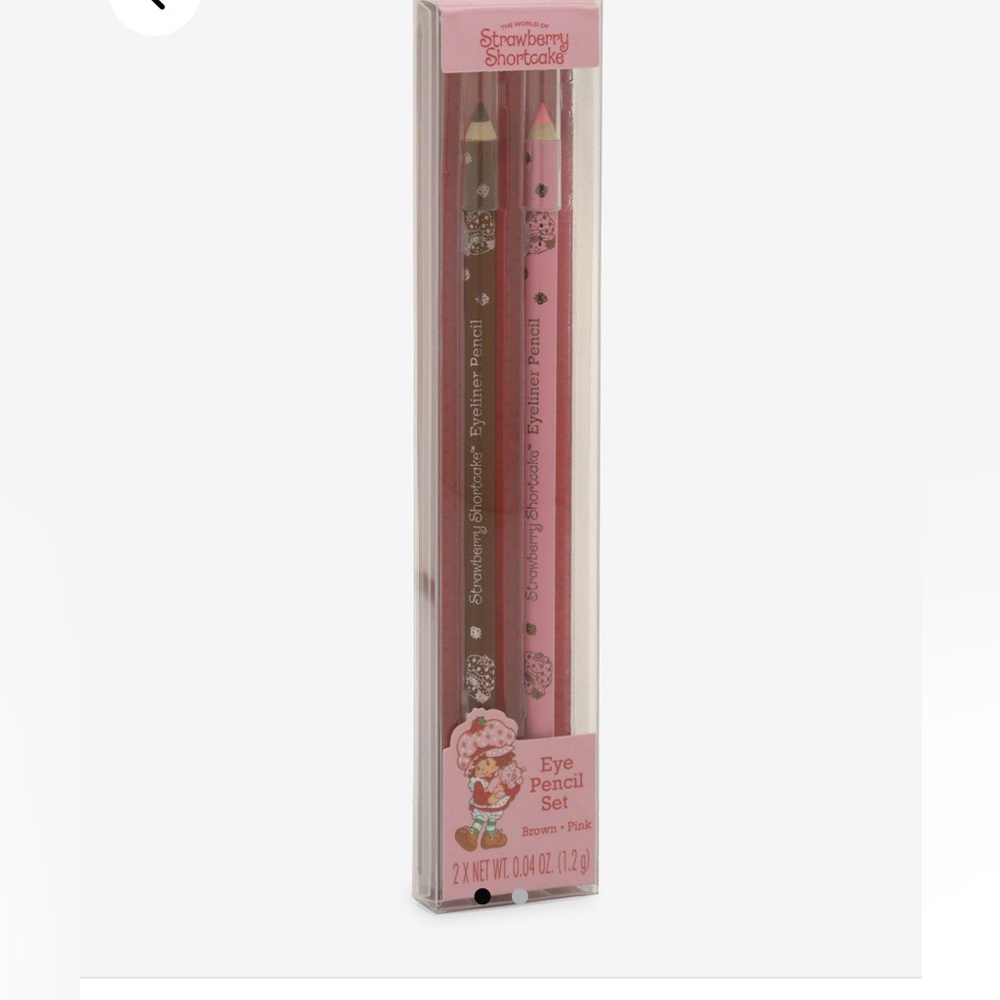 🆕 Strawberry Shortcake Eye Pencils Set Pink and Brown Hot Topic